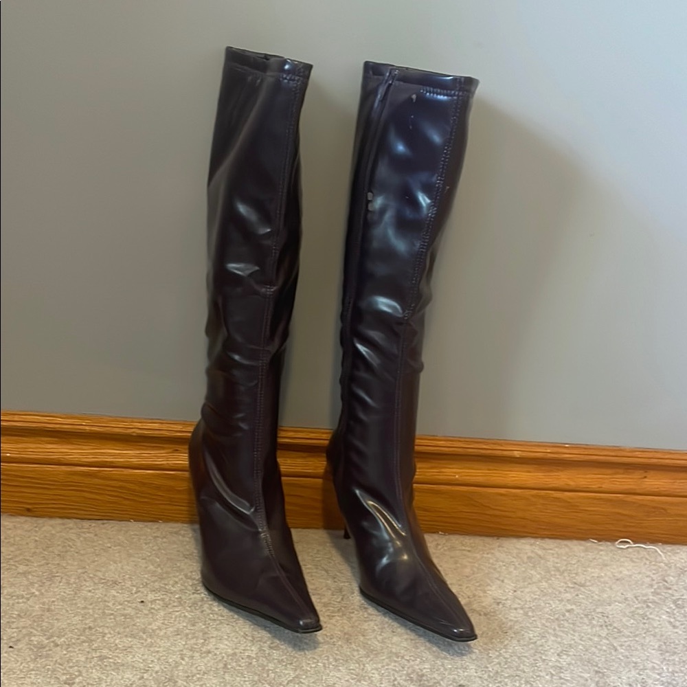 Purple Knee-High Women's Boots